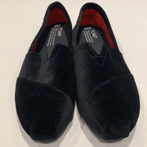 TOMS BLACK VELVET CLASSICS